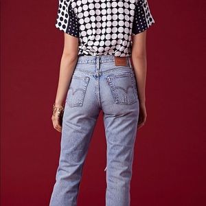 LEVI STRAUS ‘wedgie’ straight leg jeans Sz27